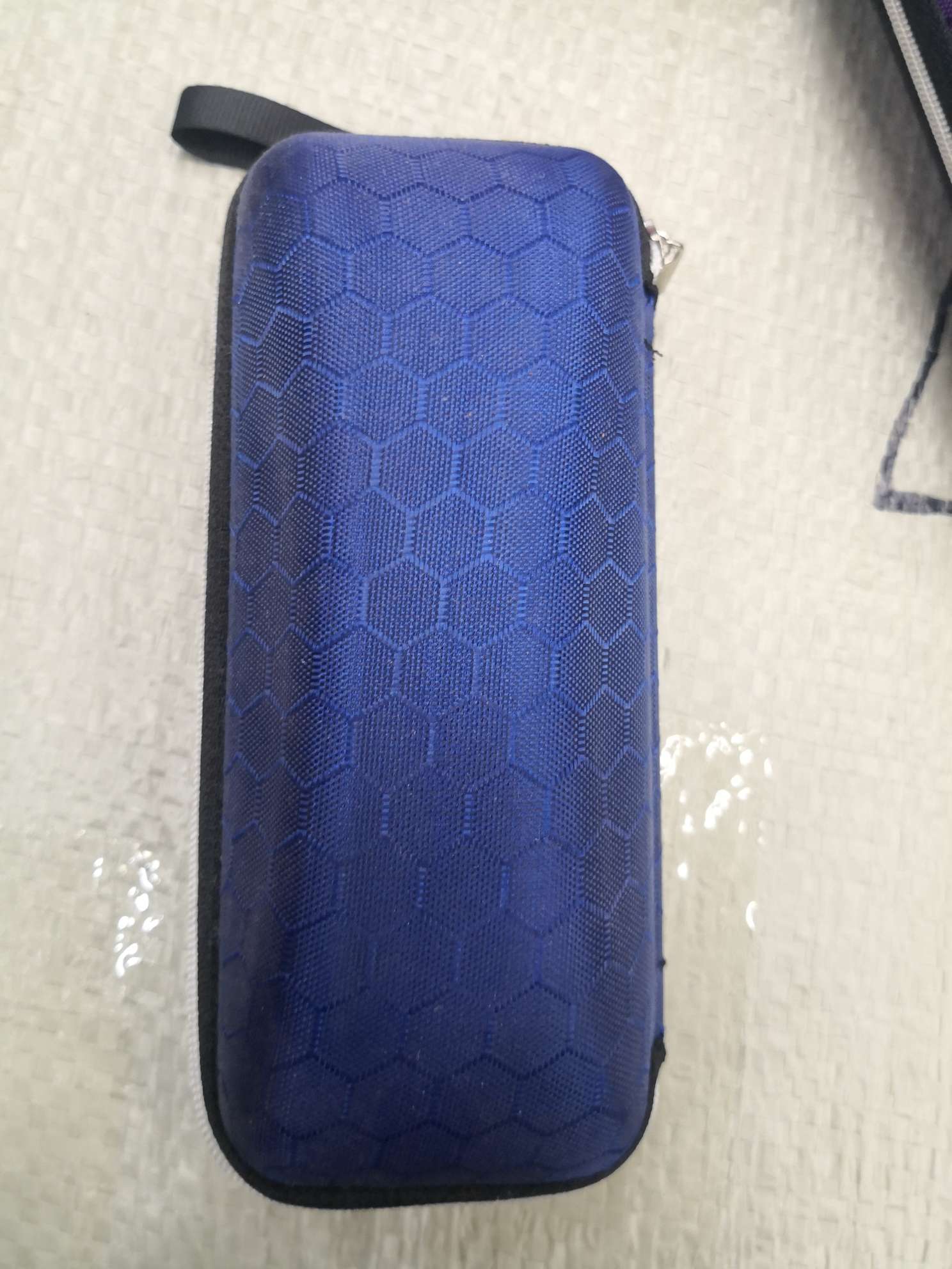 小方形手工布料眼镜盒 时尚拉链设计 适用于各种眼镜及隐形眼镜年抛 附赠眼镜布详情图4