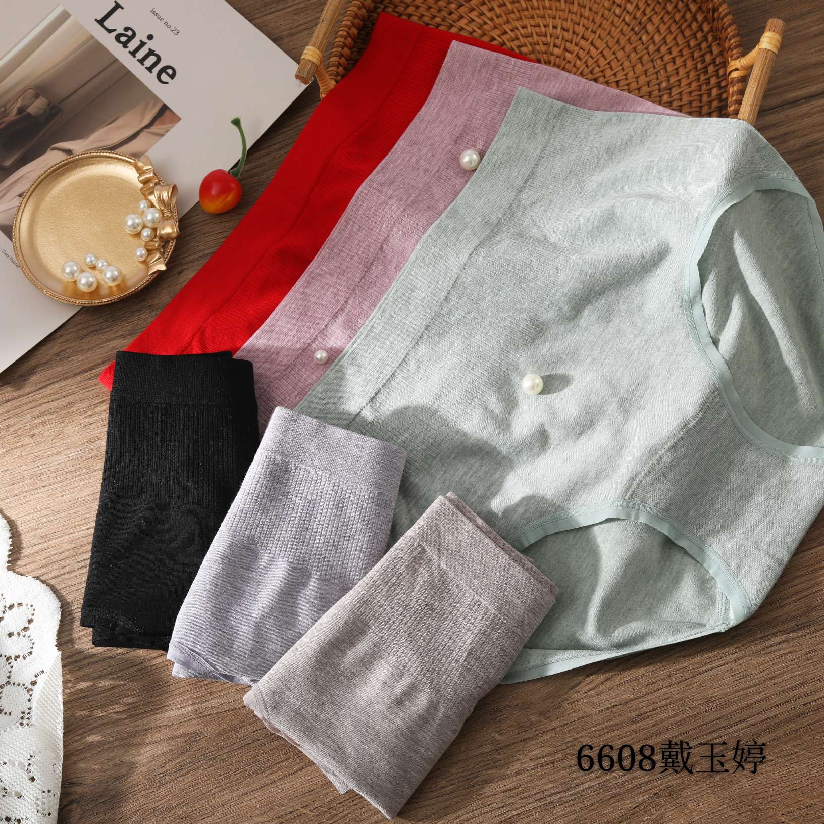 Dai Yuting 6608 Silk Cotton oversized Seamless Underpants detail image 3