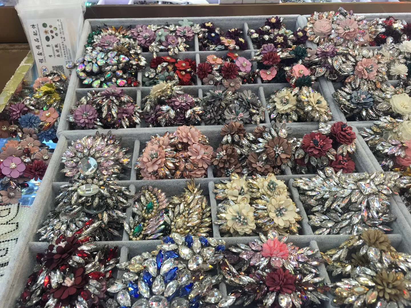 装饰扣白底实物图