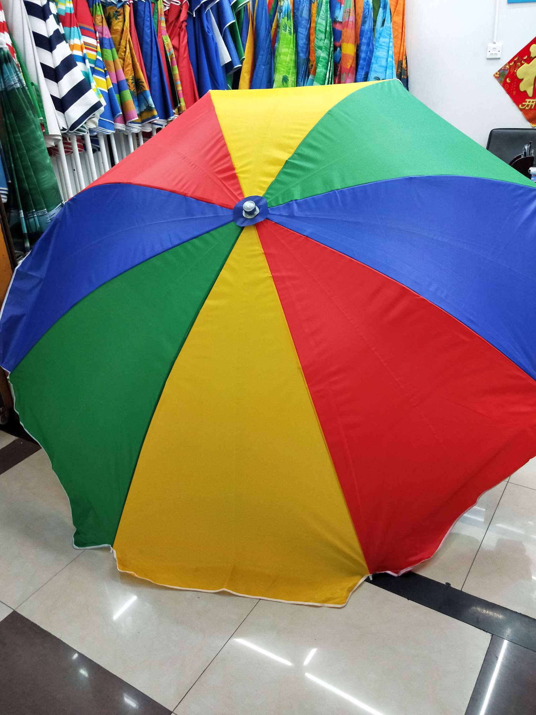 110cm watermelon sun umbrella detail image 1