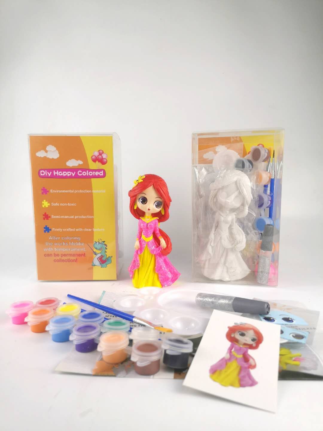 DIY手工涂鸦立体公仔BJ-08