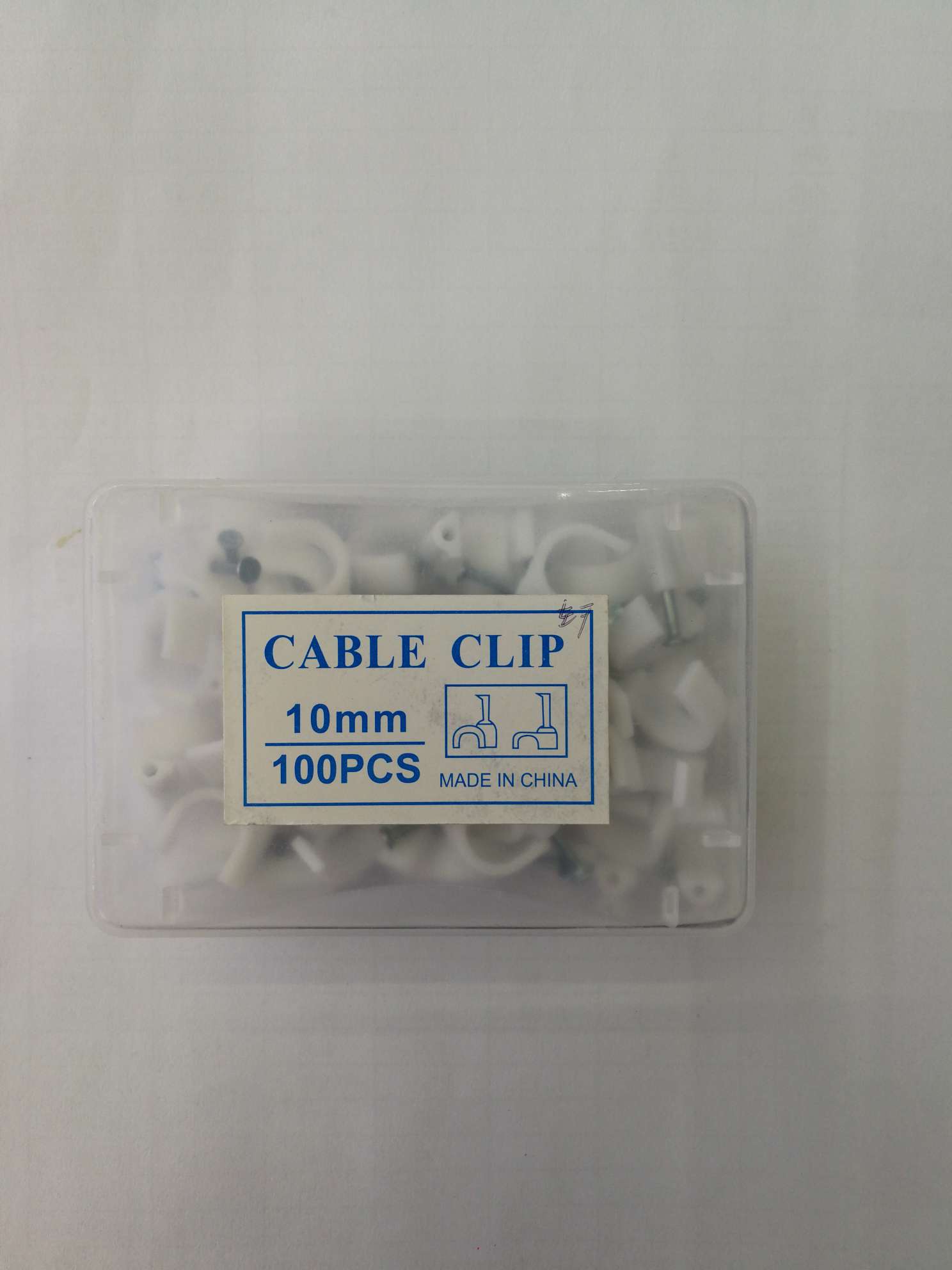 10mm plastic cable clip thumbnail