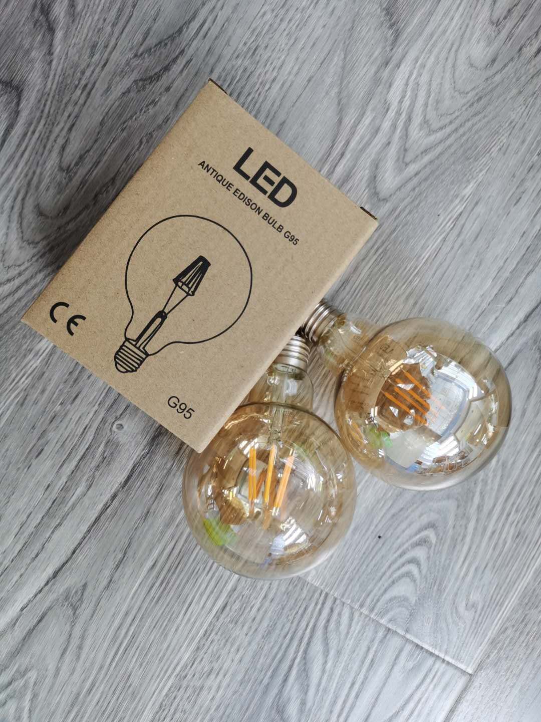 G95 brown 6W tungsten filament lamp thumbnail