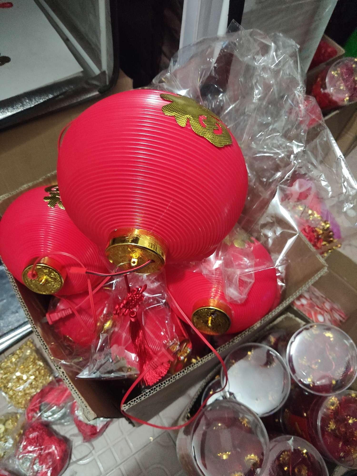 灯笼 福字 小灯笼 灯笼挂件 6#详情图4