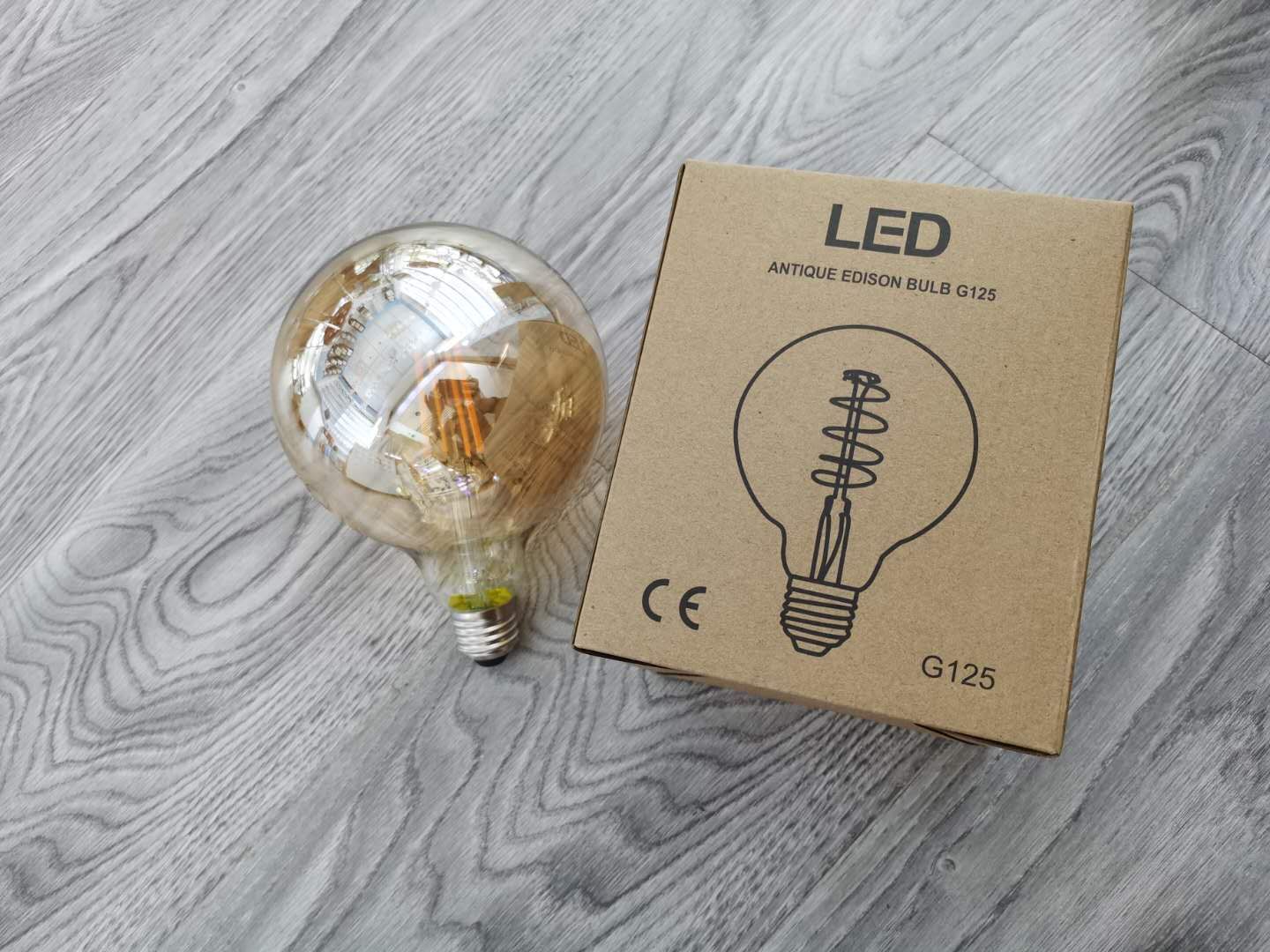 LED4w tungsten filament lamp G125 thumbnail