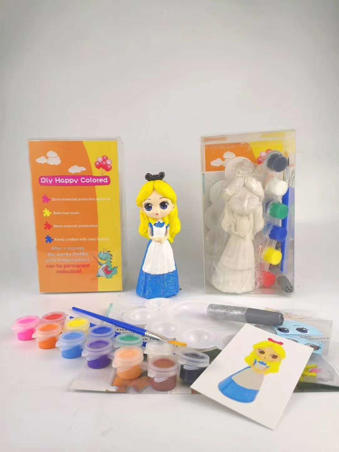 DIY手工涂鸦立体公仔BJ-6