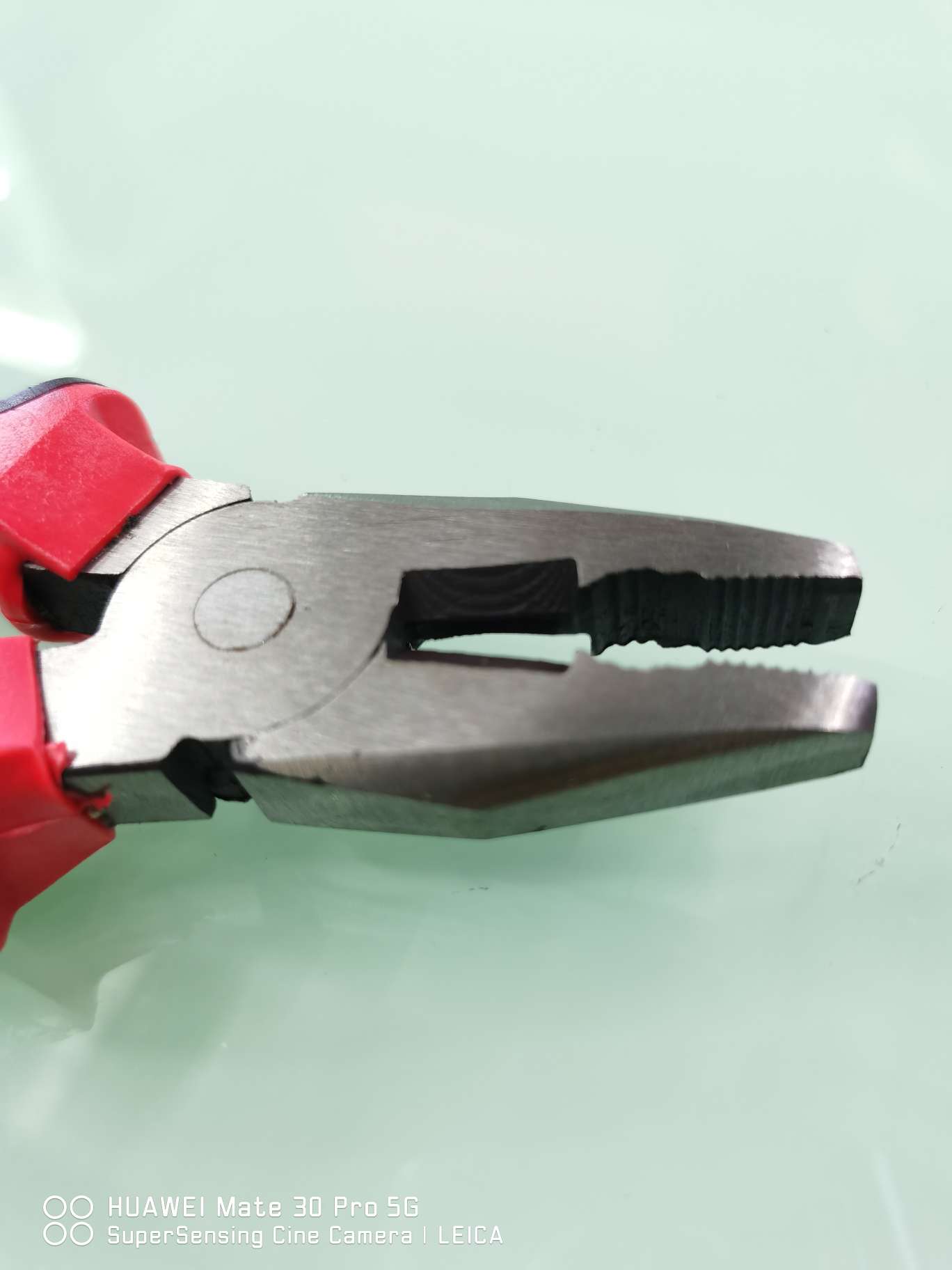 五金工具仿锻钢丝钳老虎钳8寸按摩柄防滑手柄详情图2