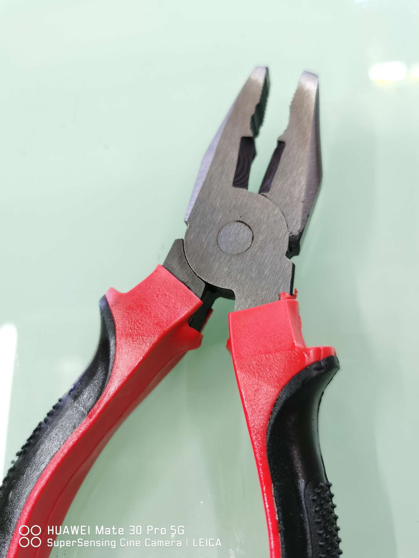 五金工具仿锻钢丝钳老虎钳8寸按摩柄防滑手柄详情图7