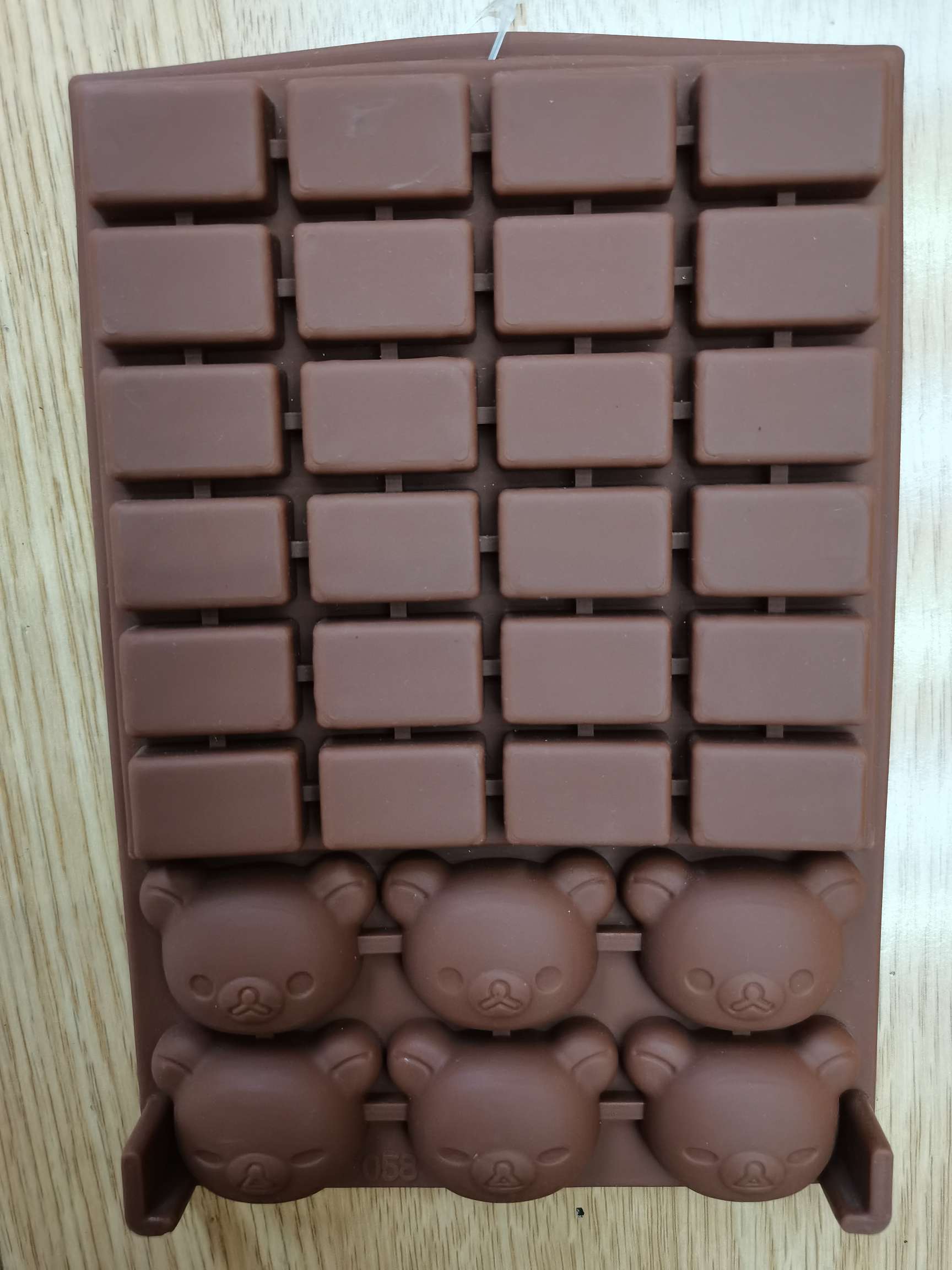 Bear shaped chocolate mold thumbnail