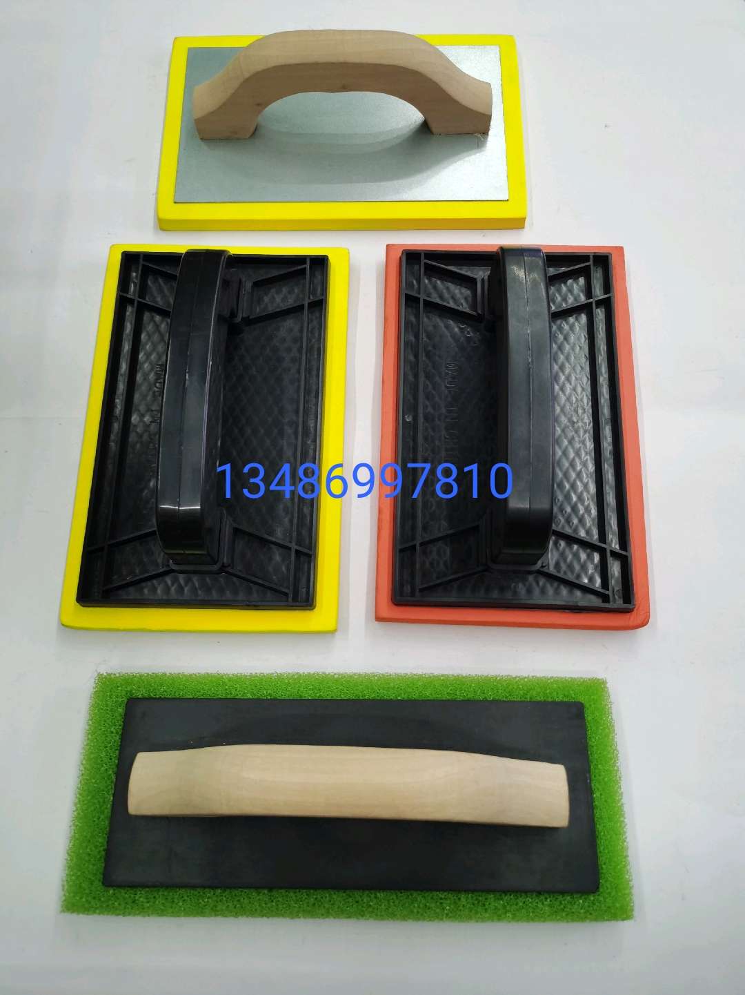 Sweeping mud board bricklaying knife trowel mud wood tool cement tile worker foam P∪ board Item Picture