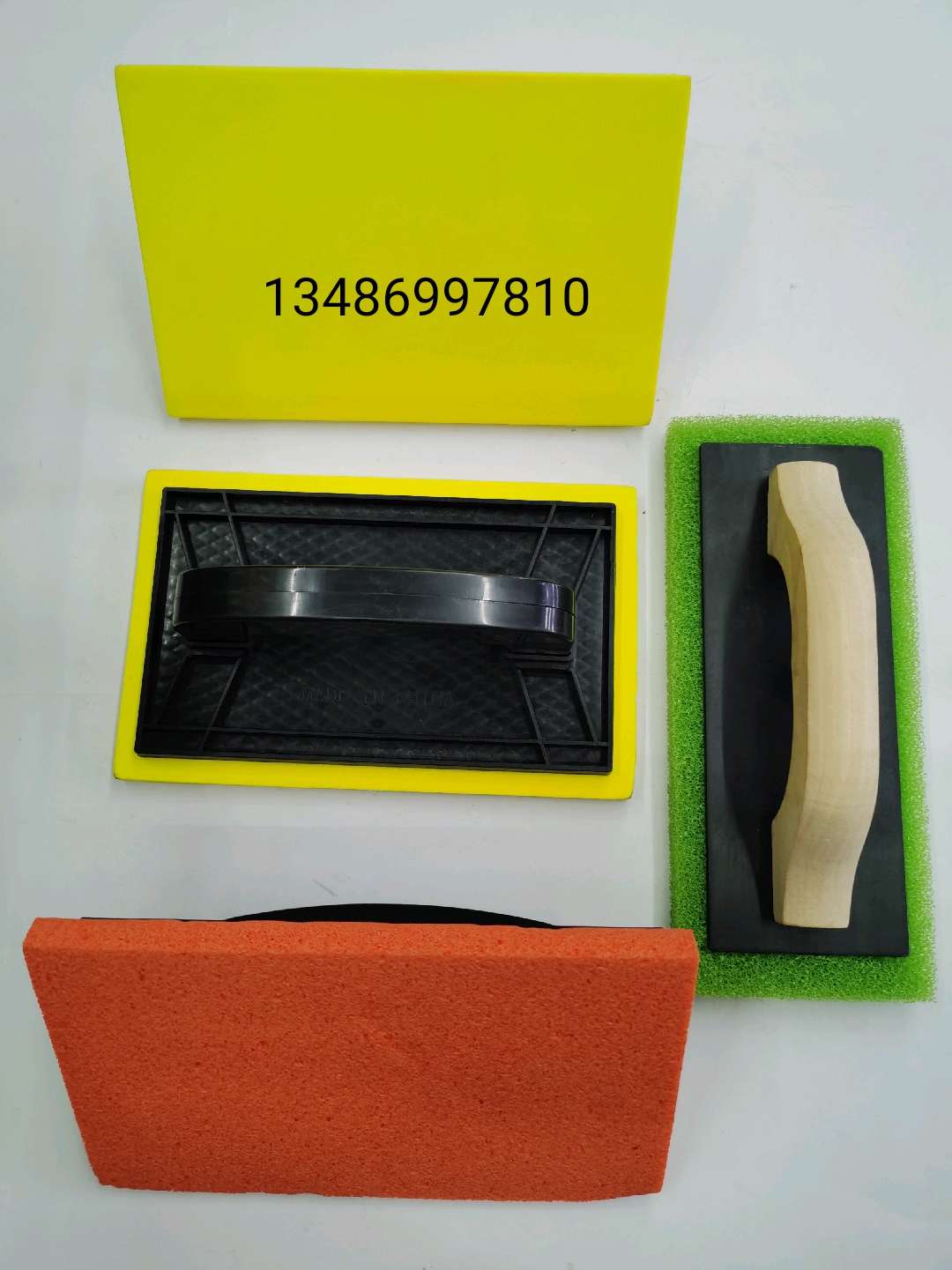 Sweeping mud board bricklaying knife trowel mud wood tool cement tile worker foam P∪ board undefined