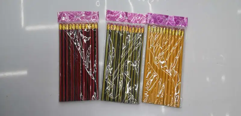 Red Black, Yellow Black, Yellow Stem Pencil '