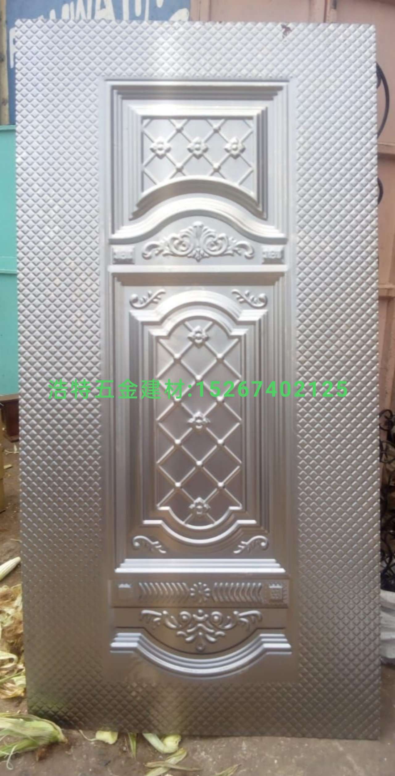 Embossed door panel, aluminum alloy door surface, cold-rolled steel plate door skin, security door surface, iron door surface, embossed door surface, bathroom door!! Application Scenario