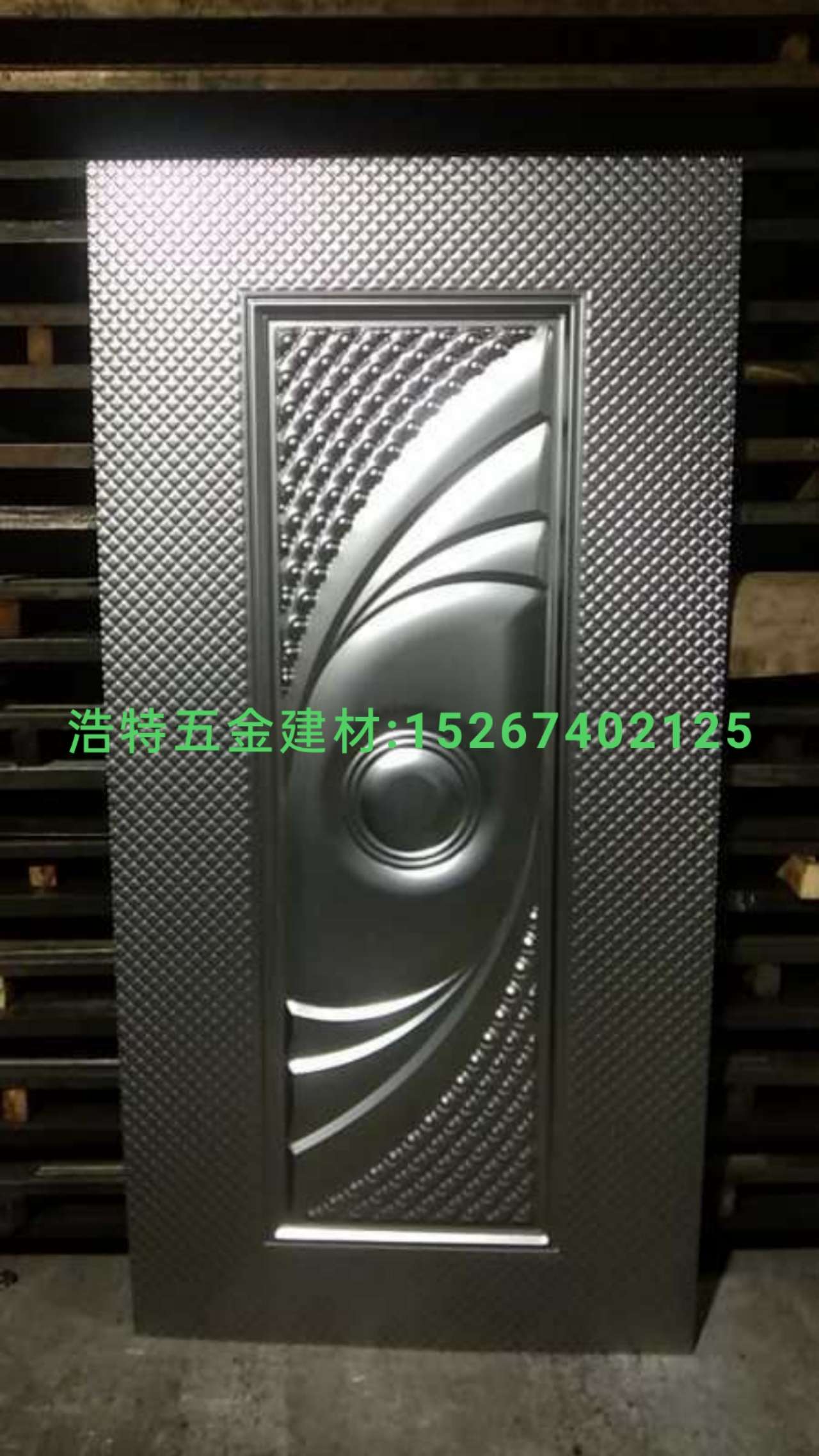 Embossed panels Aluminum alloy panels cold rolled panels Door leather security doors Iron doors