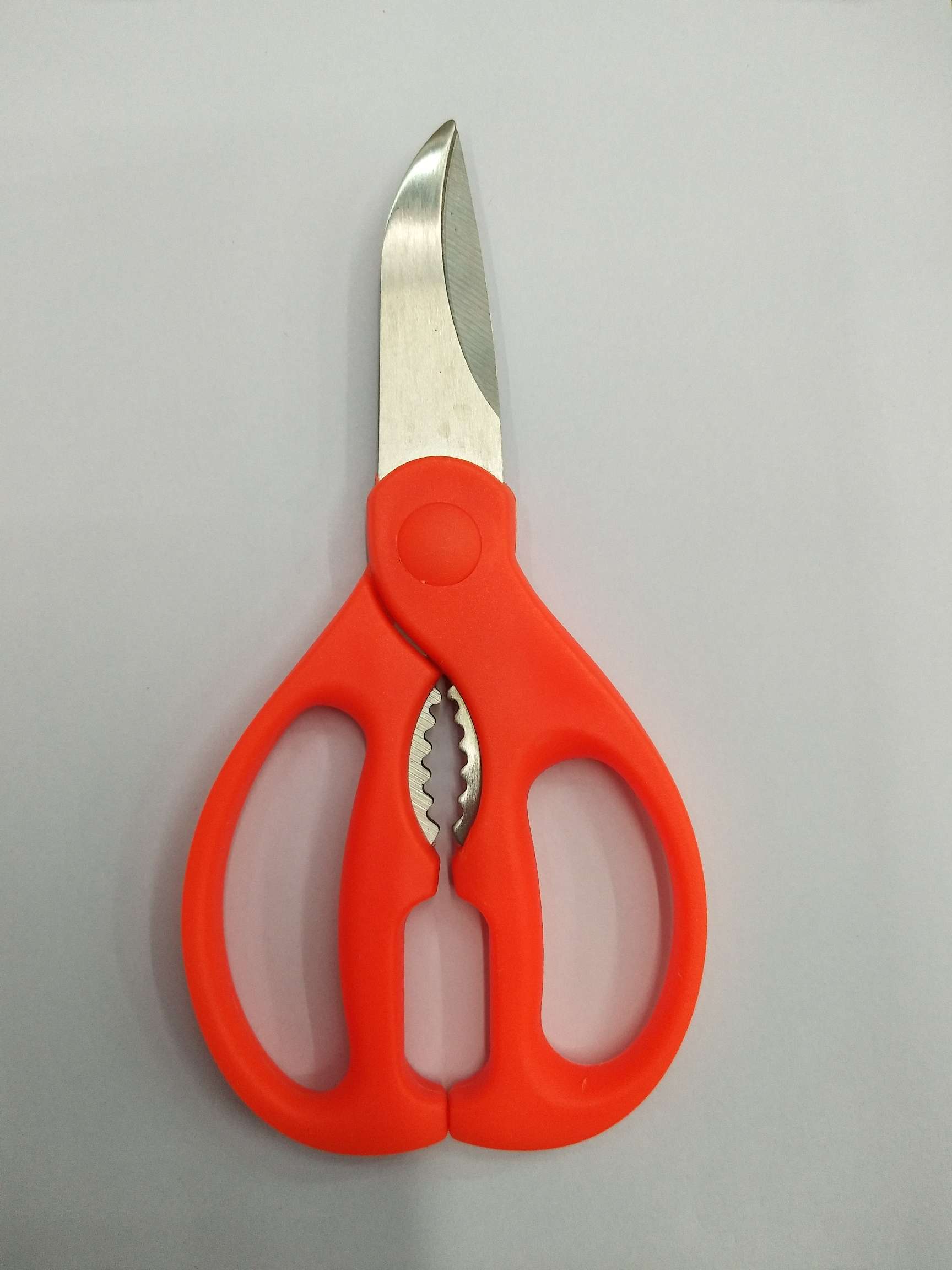 Kitchen scissors, household kitchen scissors, multi-functional scissors, 23cm x 8cm Specification drawing