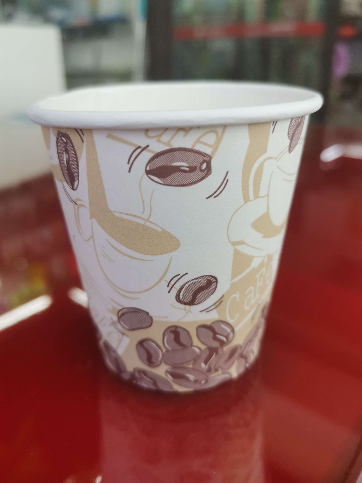 一次性8oz咖啡杯纸杯汤杯粥碗餐具定制厂家直销