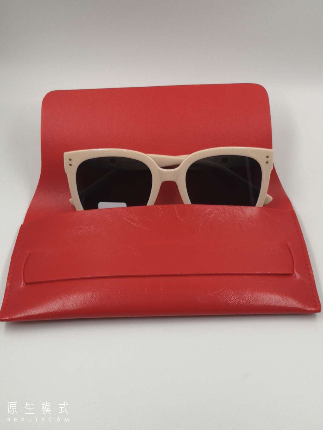 时尚软包眼镜盒太阳镜皮革袋子详情图7