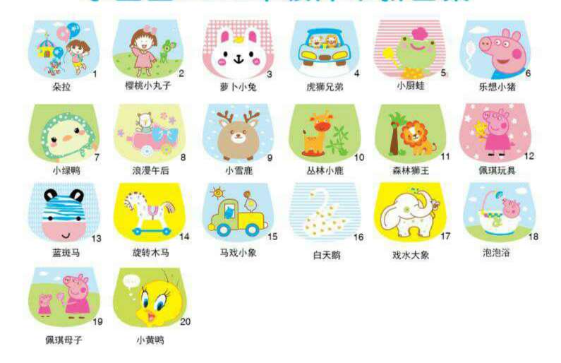 儿童纱布汗巾细节图