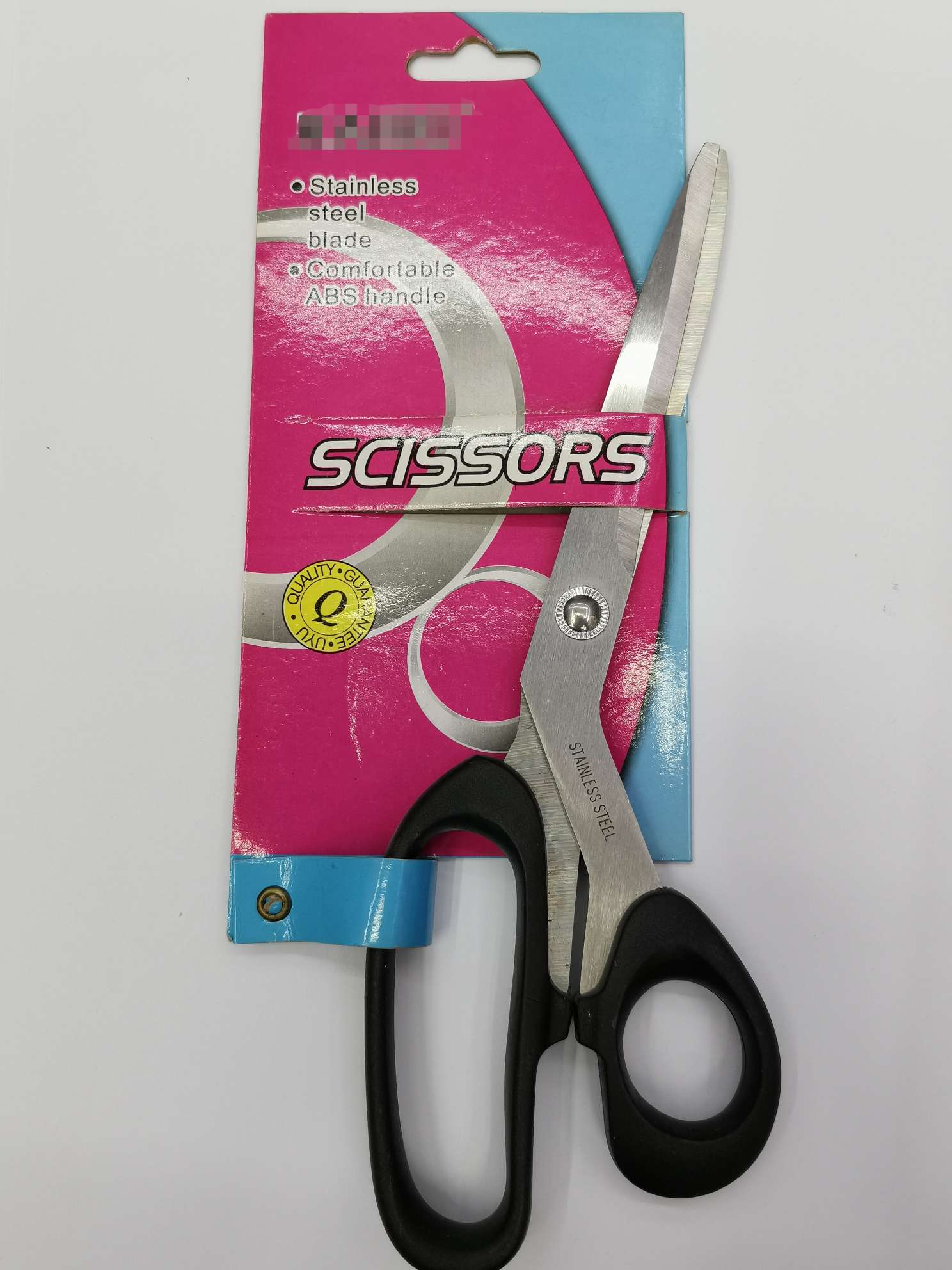 厂家批发优质不锈钢剪刀  专业裁缝剪刀  服装剪刀 KB3009布艺剪刀钉卡产品图