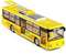 嘉业1:48合金单节电车公交车巴士合金车模玩具车回力汽车模型玩具图
