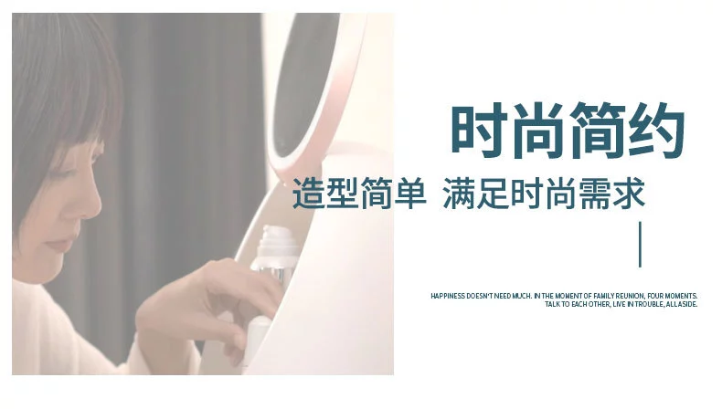 厂家直销化妆盒带LED灯镜子 抽屉式手提桌面防尘网红化妆品收纳盒详情图16