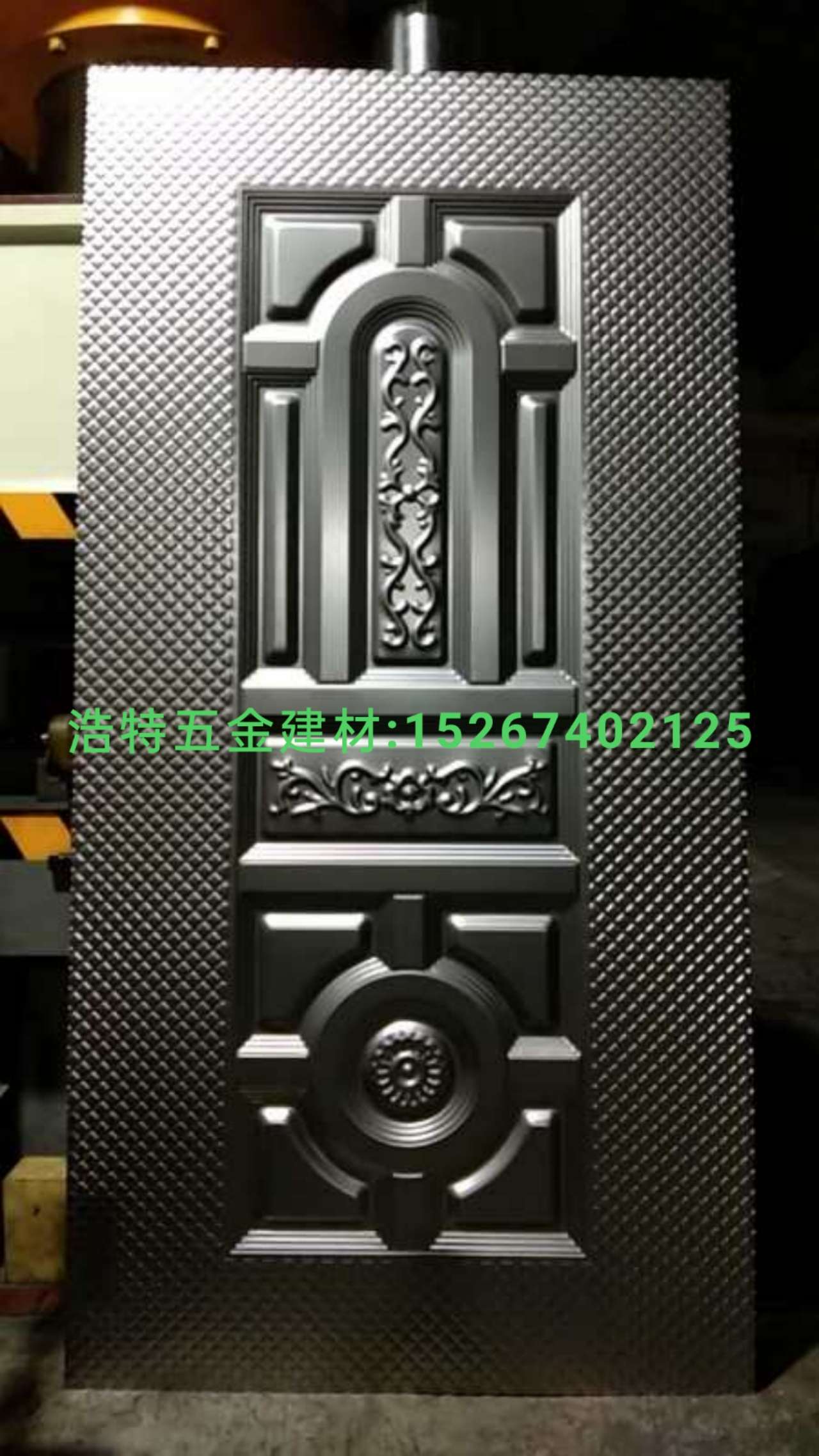 Embossed door panels