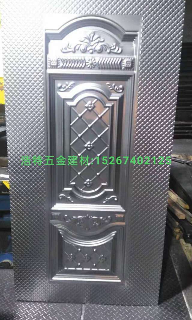 Embossed door panel, aluminum alloy door surface, cold-rolled steel plate door skin, security door surface, iron door surface, embossed door surface, bathroom door + Specification image