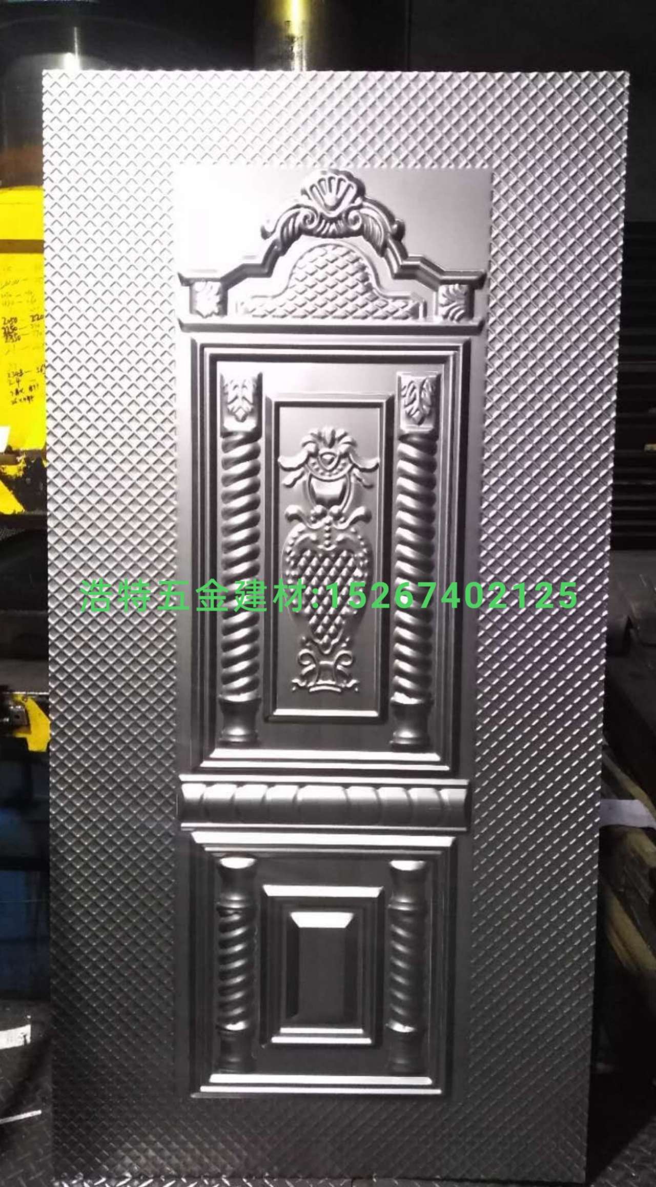 Embossed door panel, aluminum alloy door surface, cold-rolled plate door skin, security door surface, iron door surface, embossed door surface, bathroom door. detail image 6