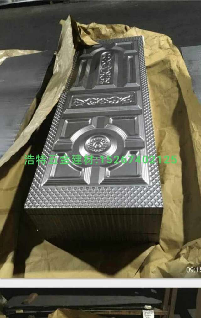 Embossed door panel, aluminum alloy door surface, cold-rolled plate door skin, security door surface, iron door surface, embossed door surface, bathroom door Application Scenario