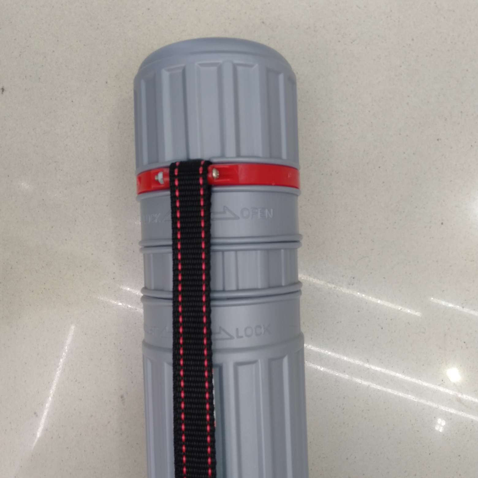 938 Silver Medium Painting Cylinder Retractable Painting Cylinder Storage Specification drawing