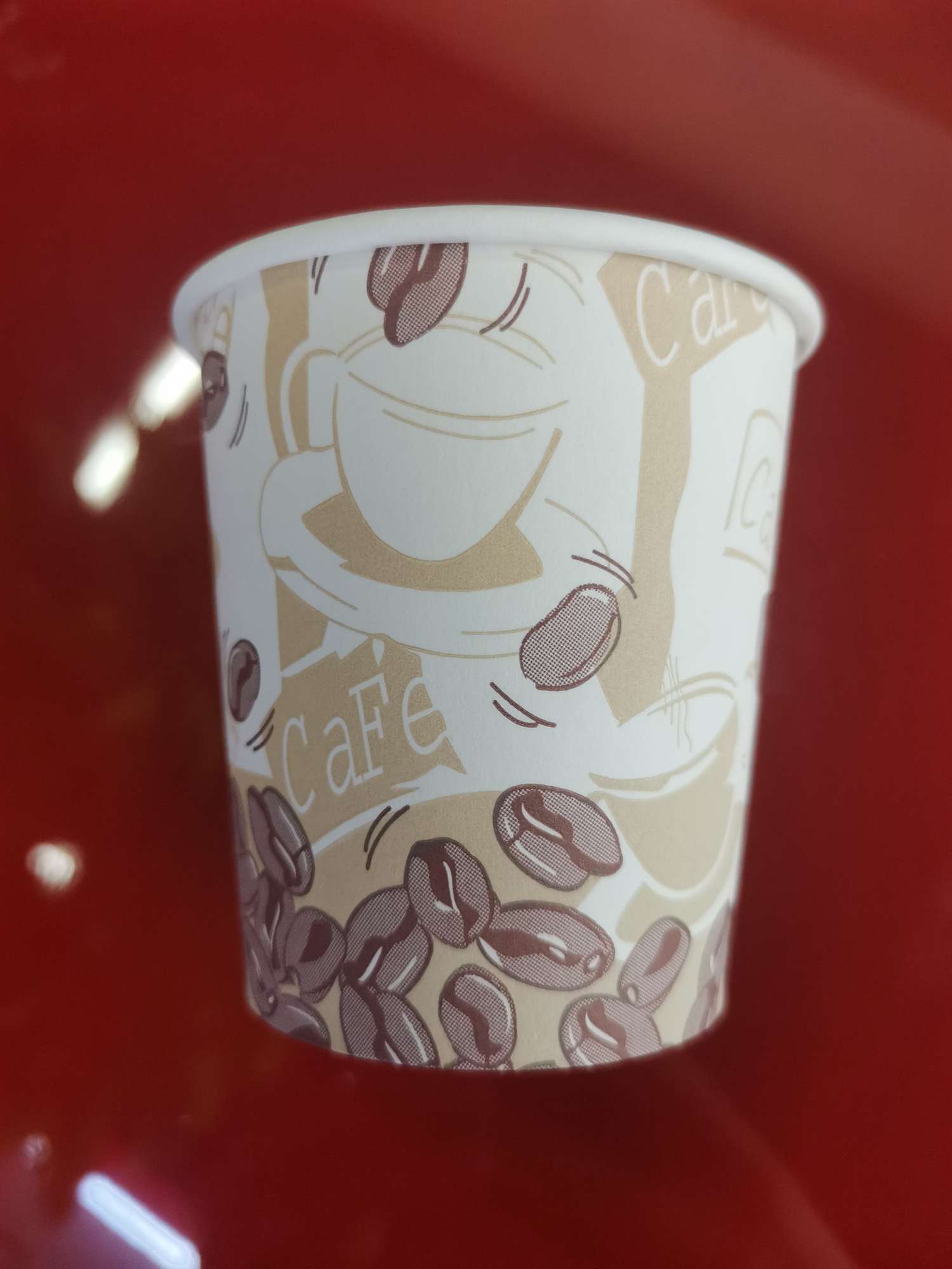 一次性8oz咖啡杯纸杯汤杯粥碗餐具定制厂家直销产品图