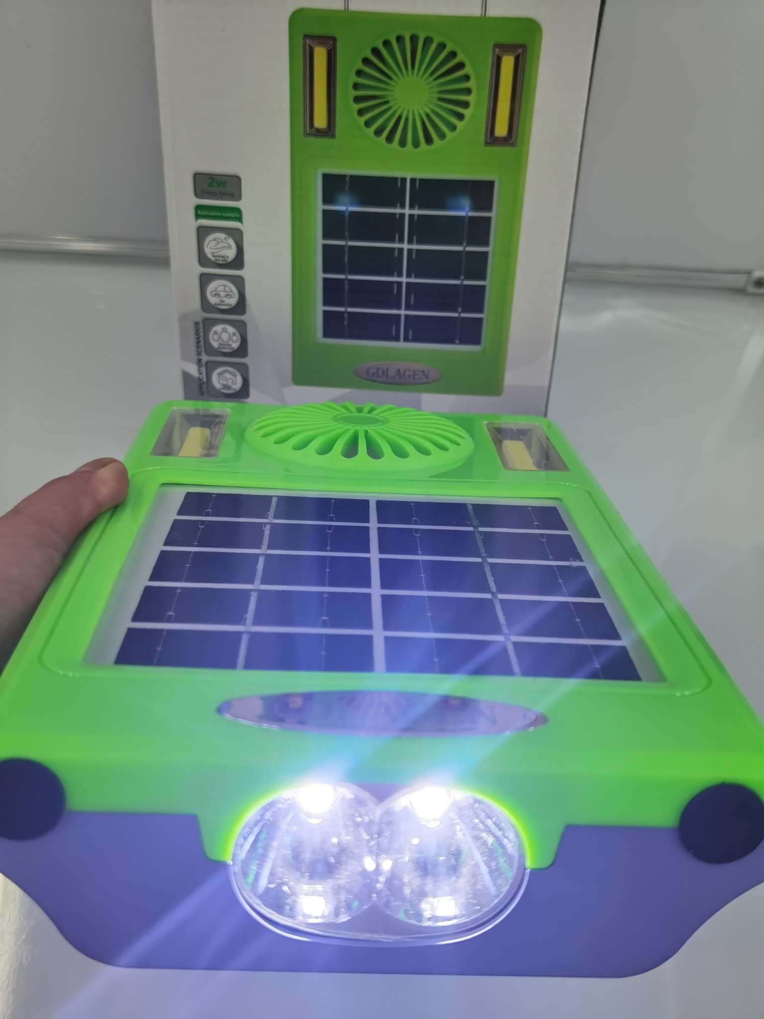 Solar Emergency Light Micro Fan undefined