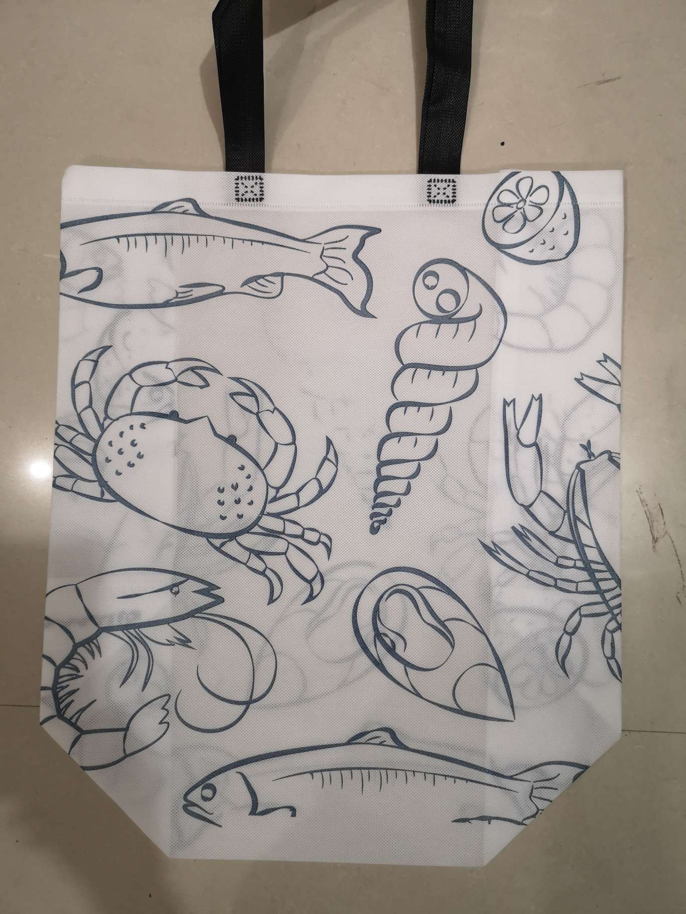 The printing of non-woven fabric shopping bags and advertising bags is environmentally friendly full figure