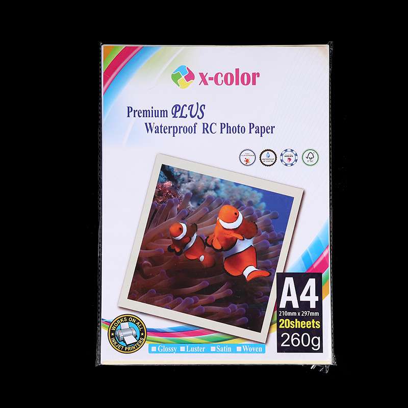 RC  A4 稠面防水相片纸照片纸woven photo paper