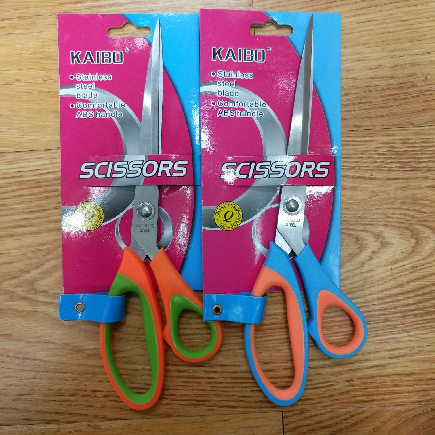 KAIBO stainless steel scissors business scissors Office scissors household scissors KB7779 nail card scissors thumbnail