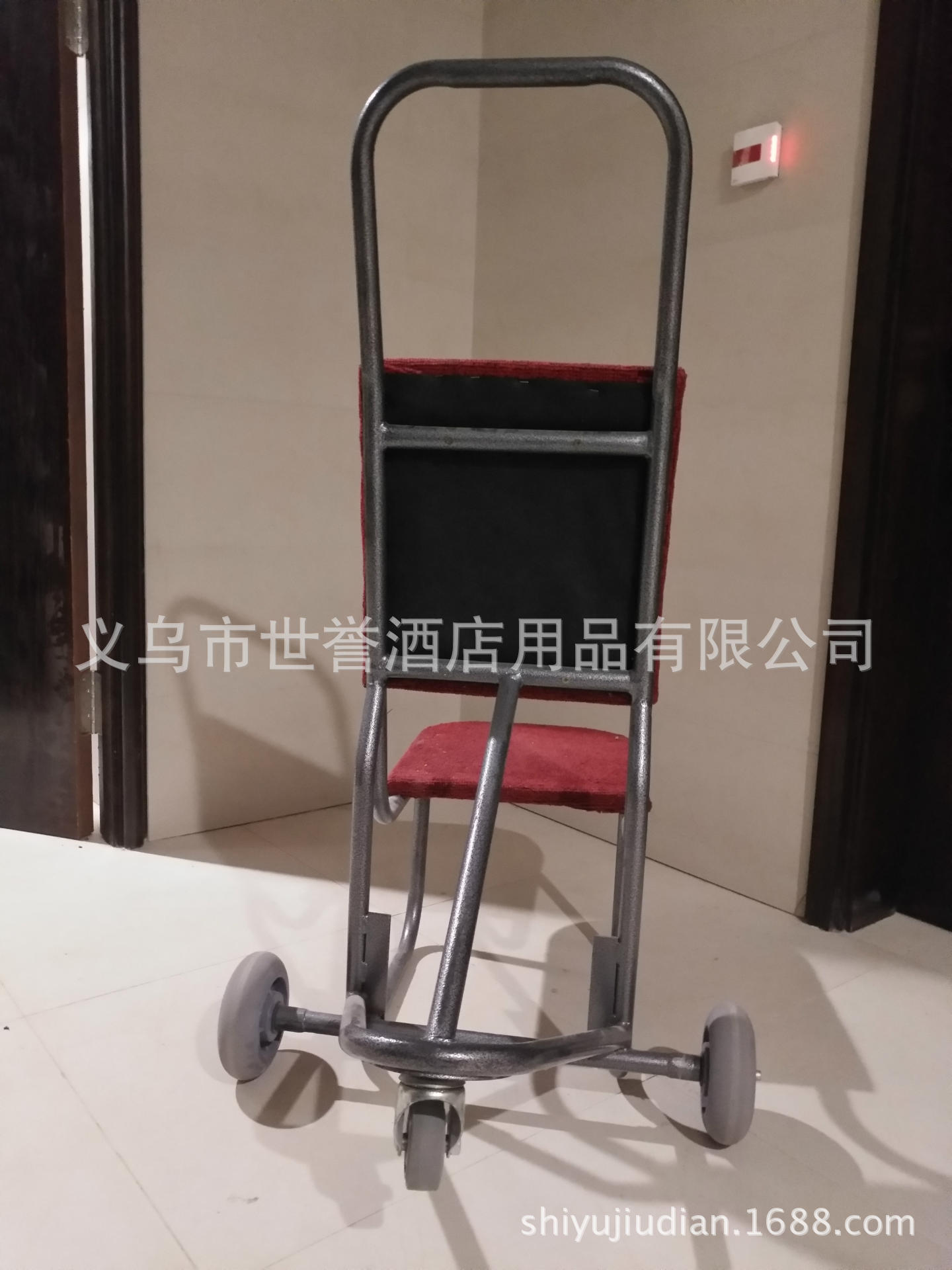 杭州五星级酒店椅子运输车 国际宴会中心三轮椅推车 宴会厅拉椅车详情图7