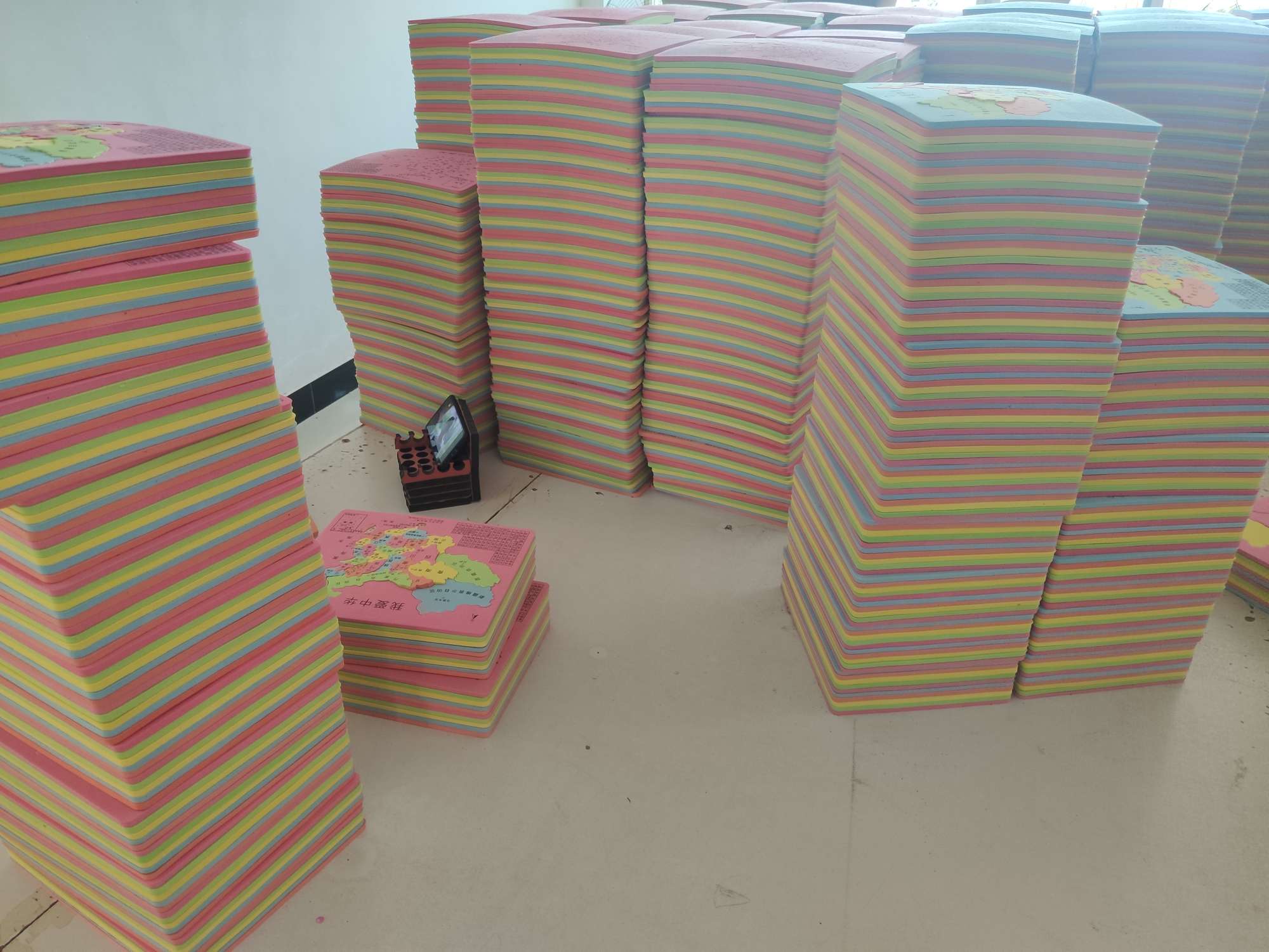 中国地图 泡沫中国地图 EVA拼图 智力拼图 小号17×20.5详情图1