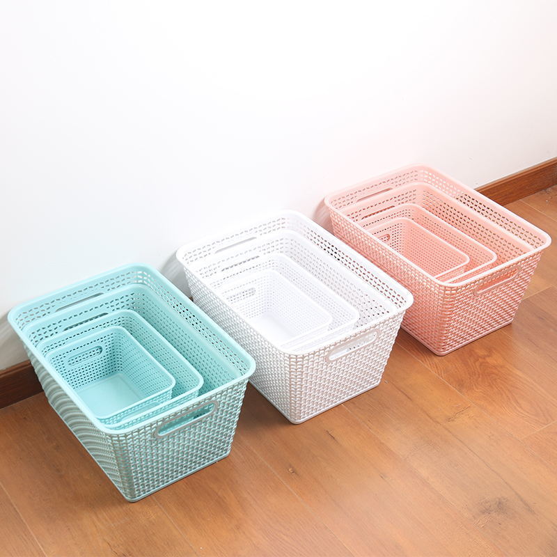 Desktop File Storage Basket File Storage Basket Office Storage Basket Plastic File Basket Magazine Storage Box