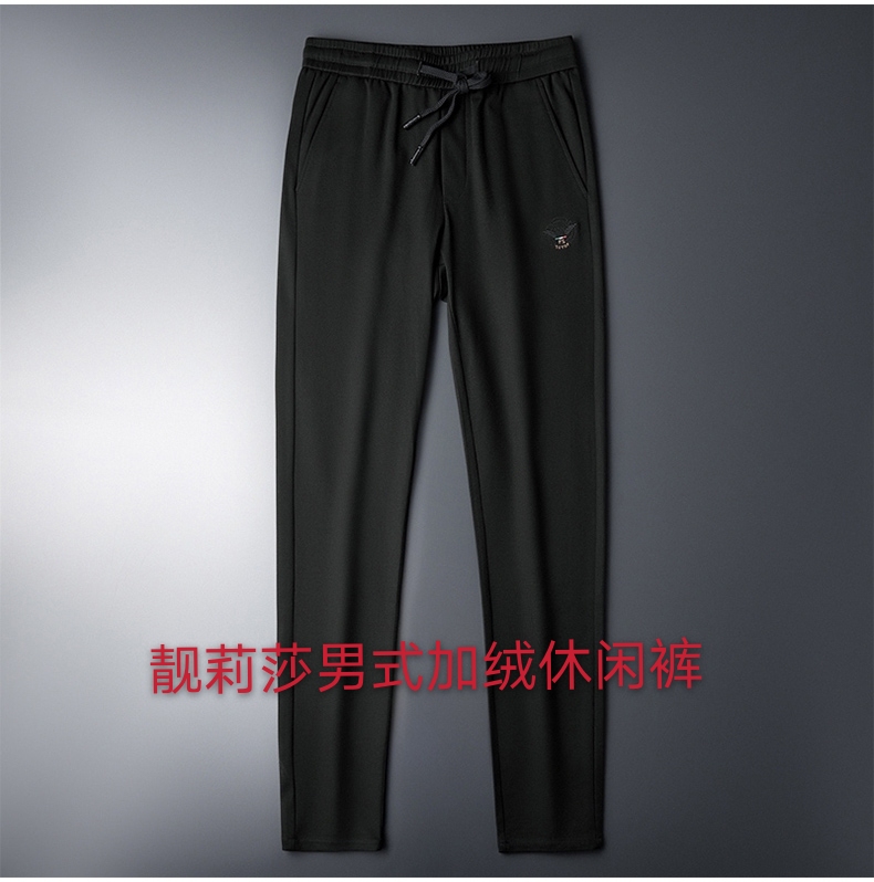 男式休闲运动裤加绒详情图10