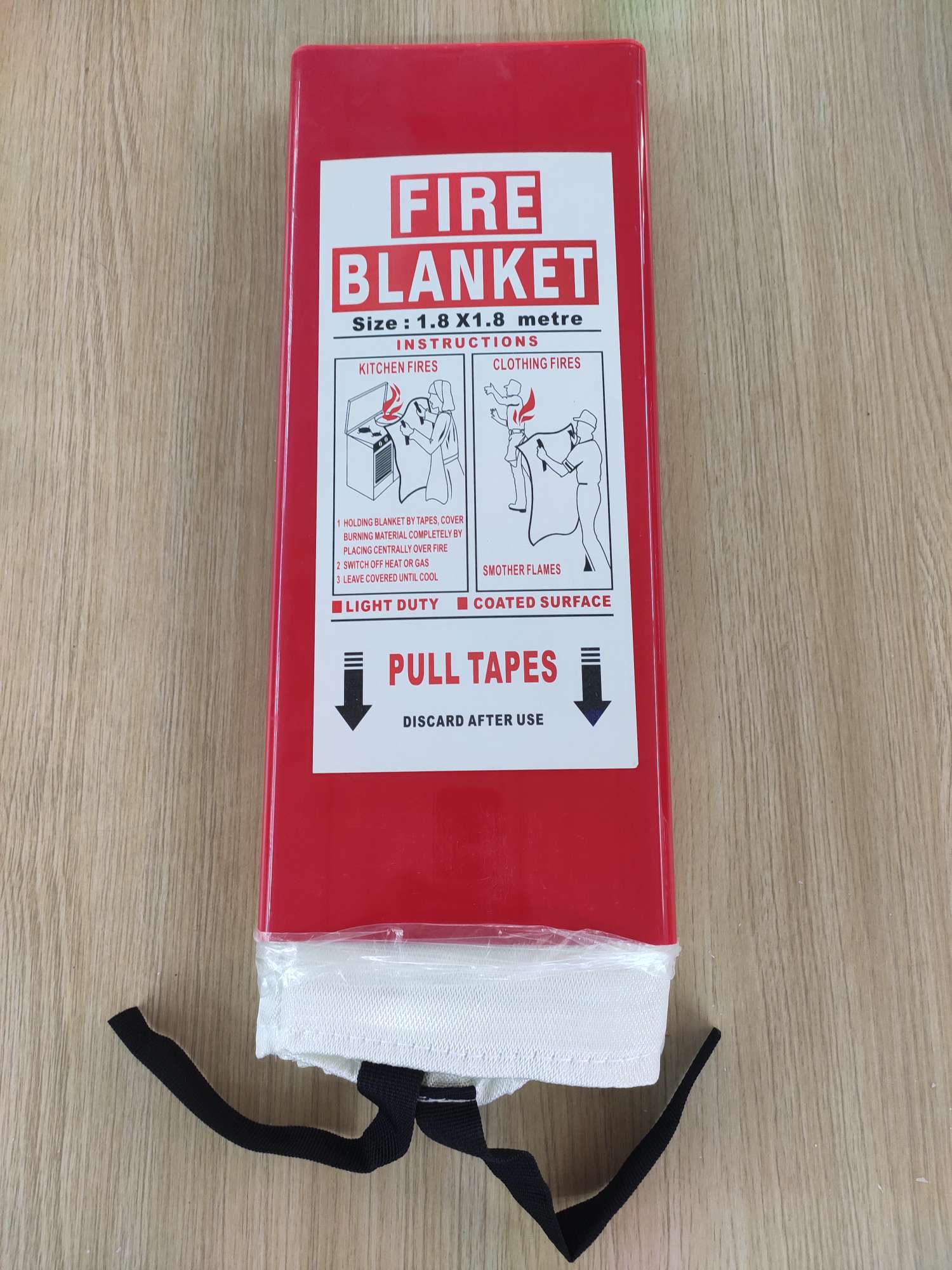 1.8M*1.8M盒装灭火毯