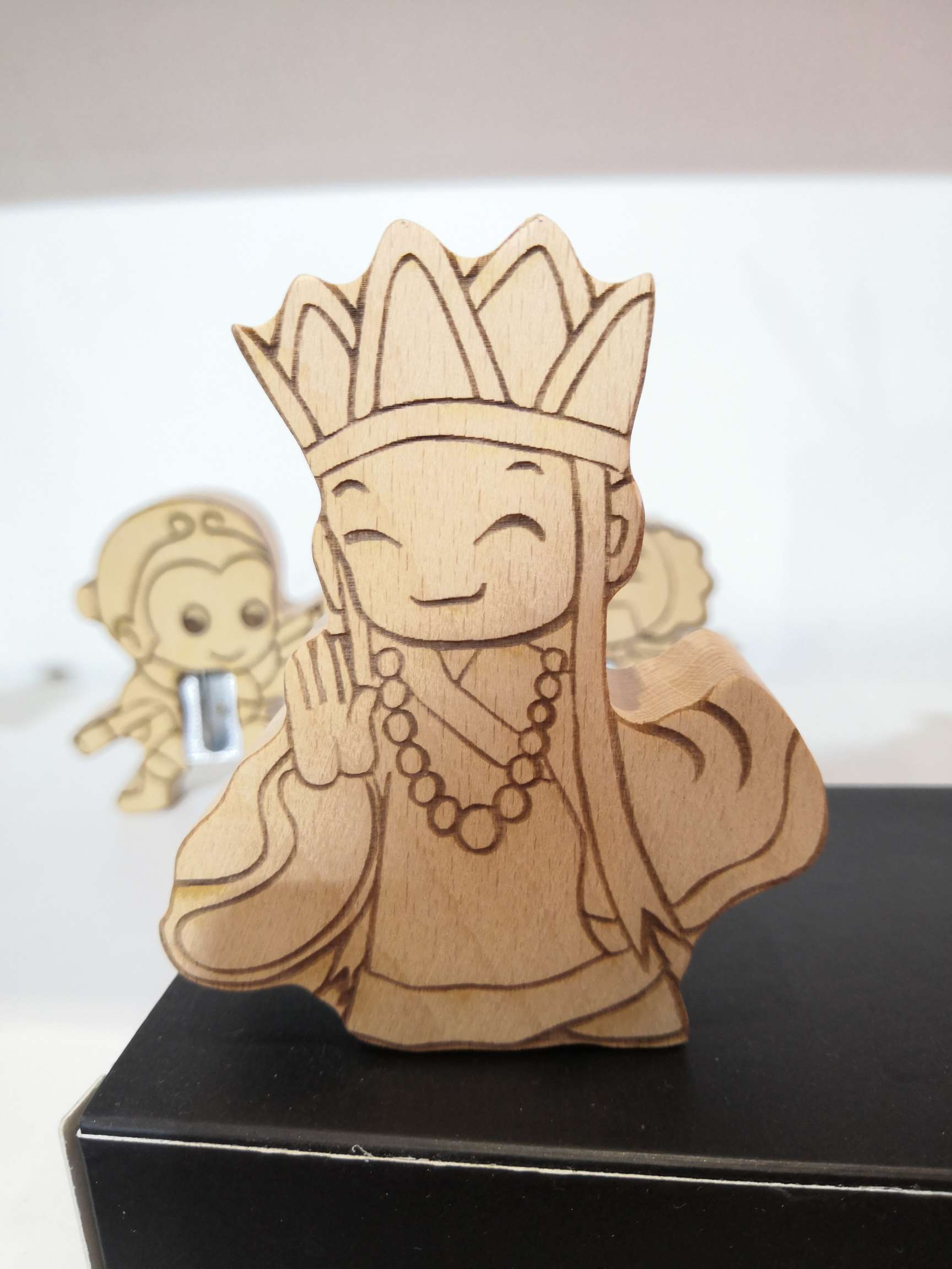 西游记系列唐僧木质创意卷笔刀