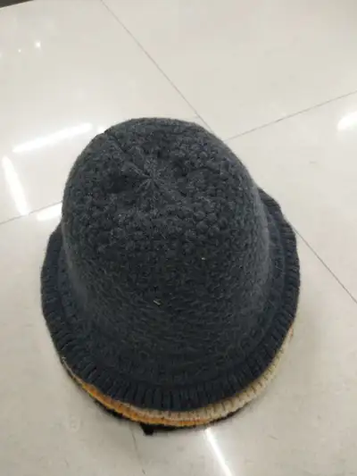 Wool Basin Cap Dark Grey