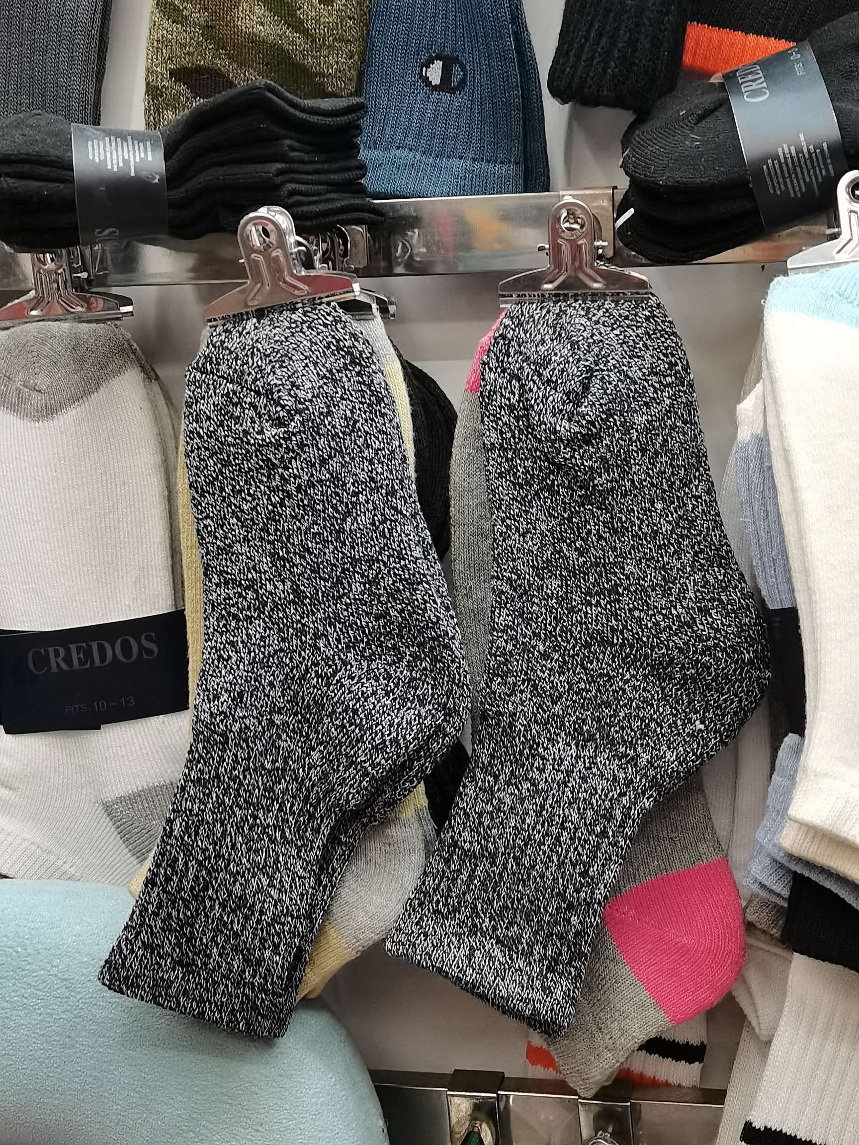 Grey student socks thumbnail