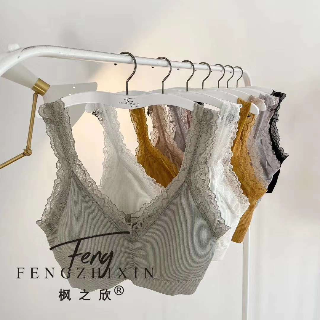 🆕【枫之欣】7337薄杯裹胸
黑色，白色、姜黄、奶咖、浅灰色、浅咖啡、浅绿色