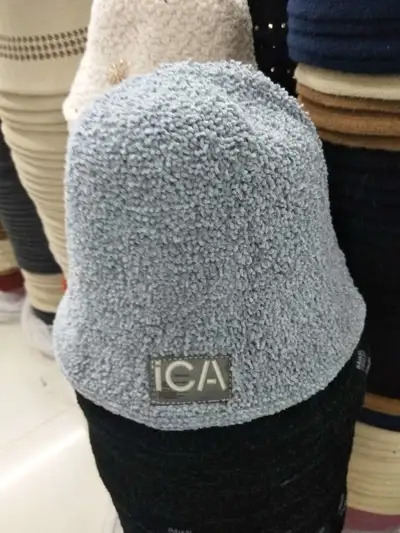 Snow Cloth Bucket Cap Gray