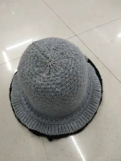 Wool Basin Hat Light Grey
