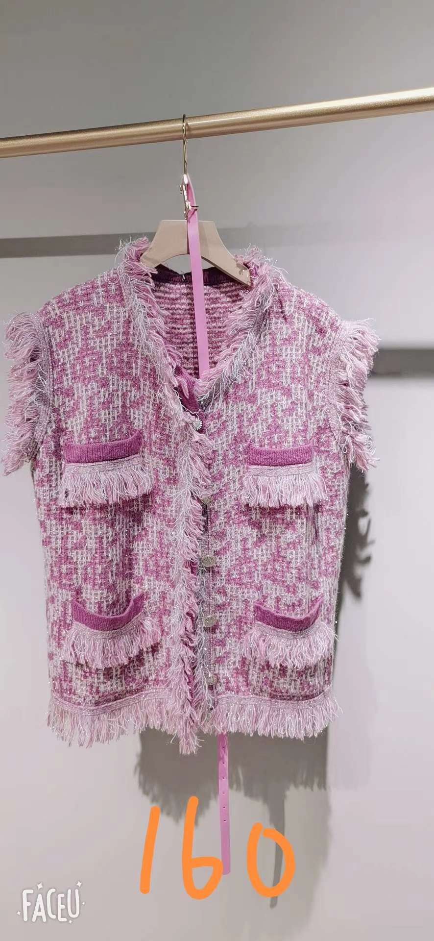 新款秋款女装休闲时尚潮流精品大码桃花粉上衣外套