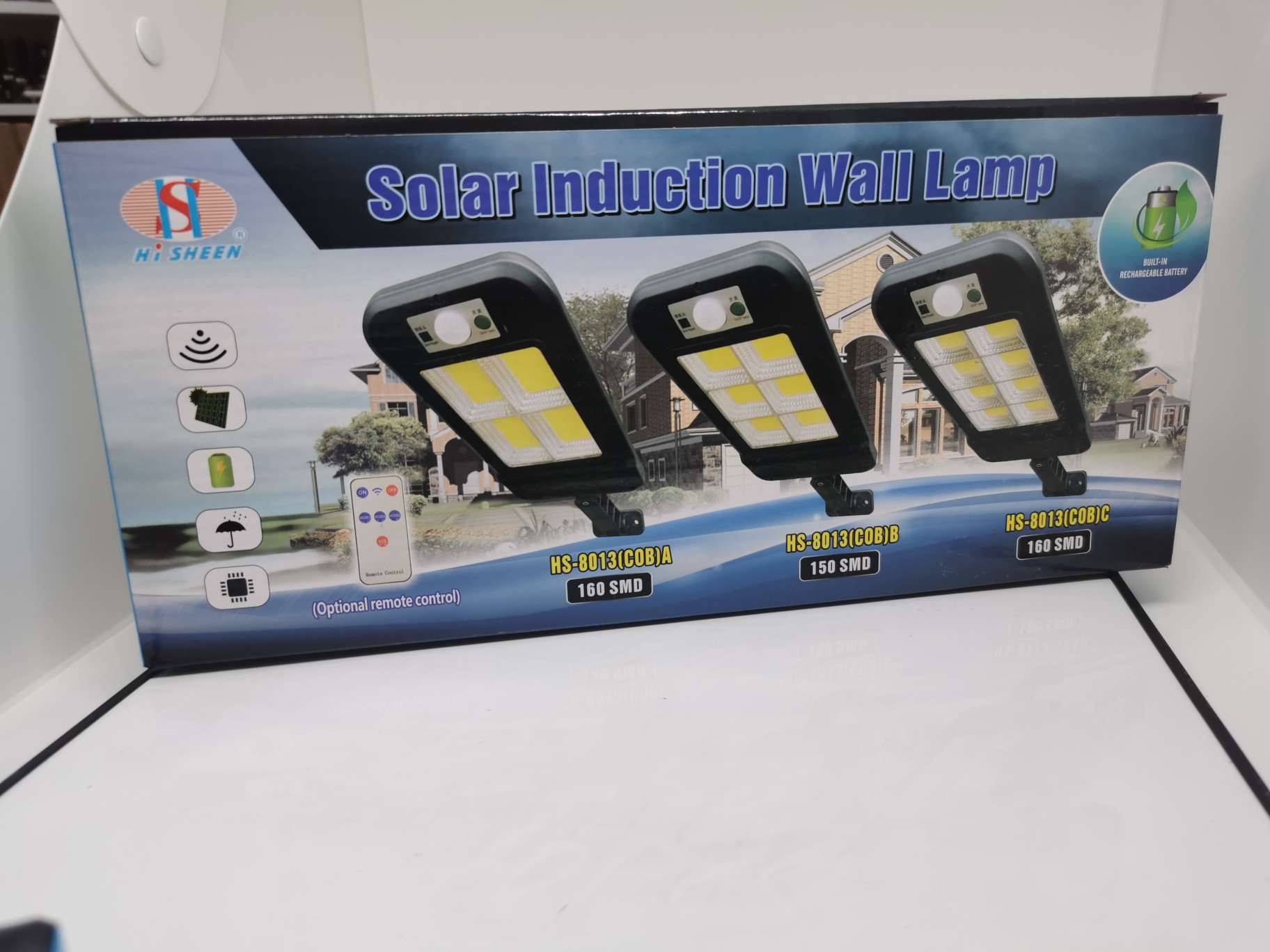 太阳能遥控路灯hs--8013（cob）A产品图