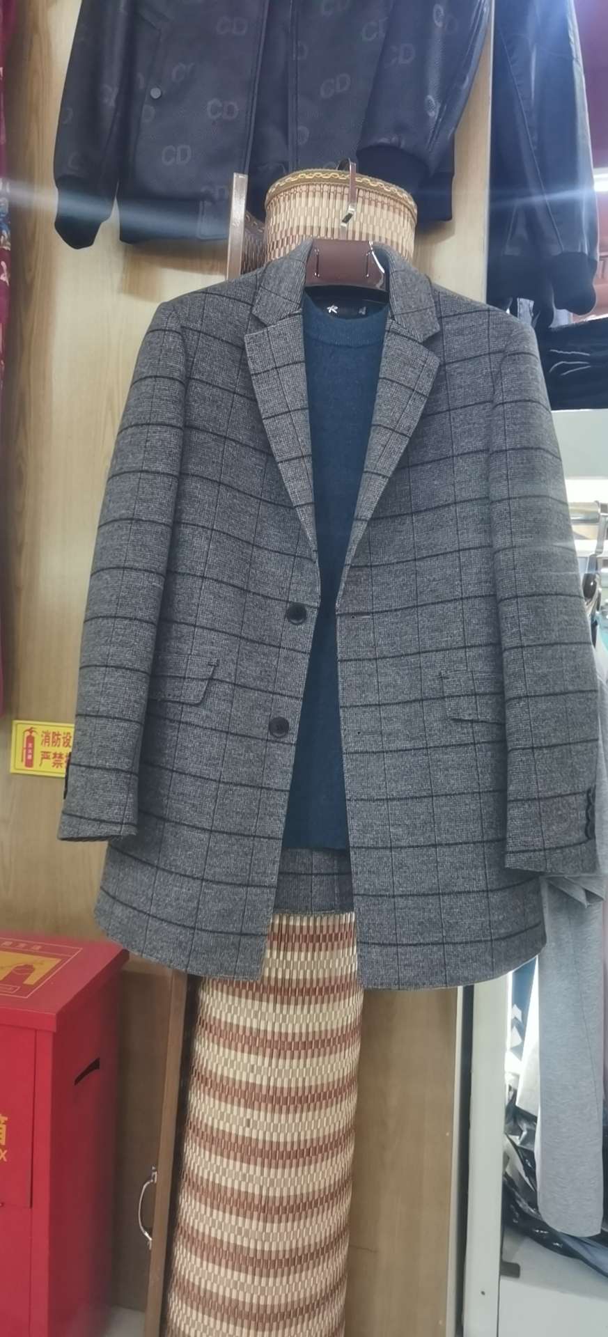 单面呢大衣