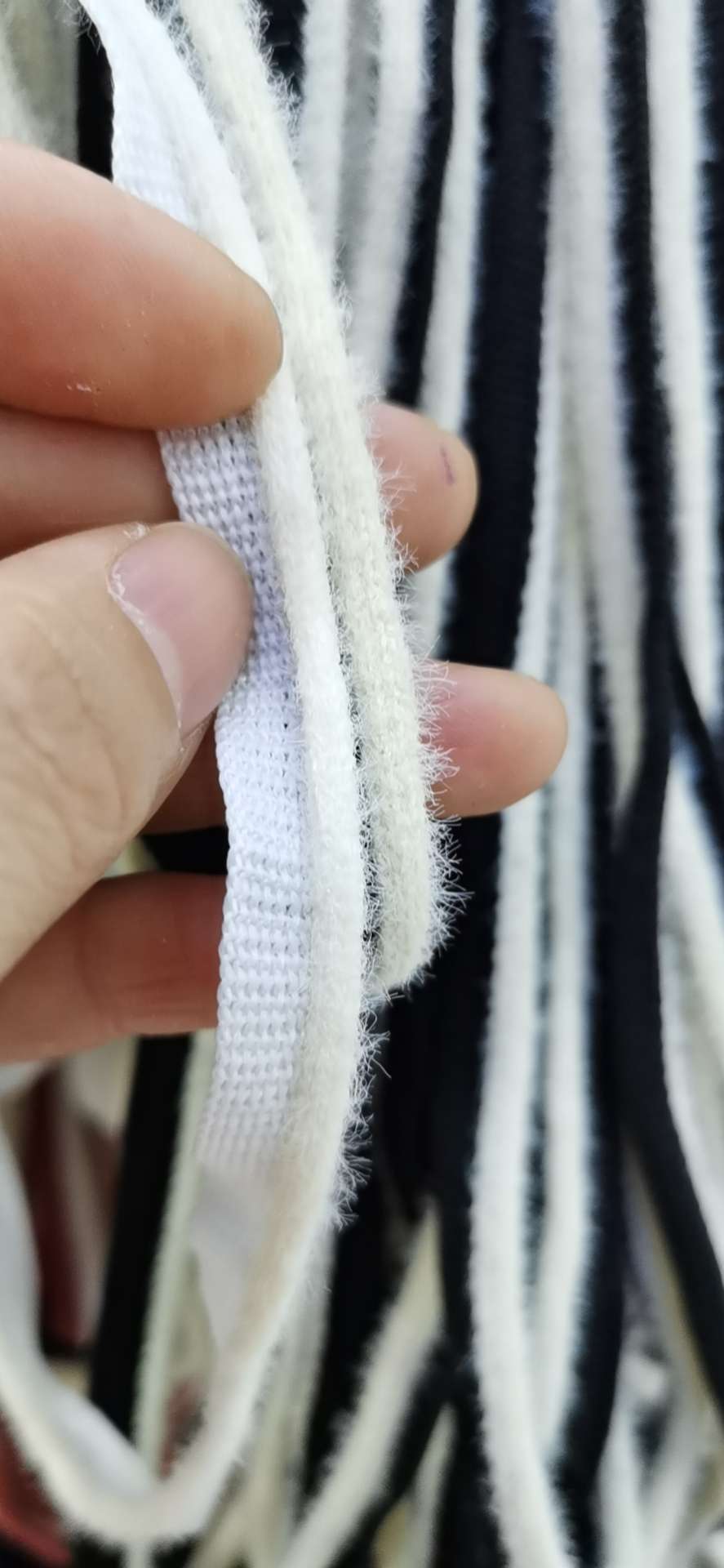 Mink wool woven strap, master strap for the hem of the trousers pic 1